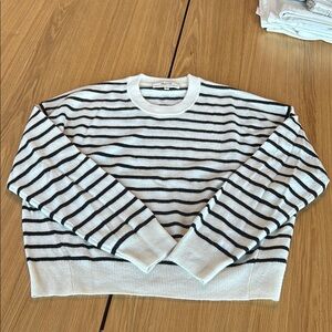 Stripe cashmere sweater